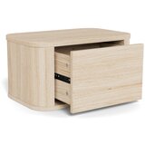  Noćni stočić MADERA 46x30 cm beli hrast | Eponuda.com