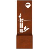 Privatnost u vrtu Rezbarija Rđa 50 x 32 x 150 cm Otporni čelik | Eponuda.com