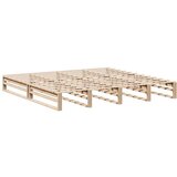  Okvir kreveta bez madraca 200 x 200 cm od masivne borovine | shoptok.hr