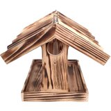  Spaljena drvena hranilica za ptice 31x30x27 | shoptok.hr