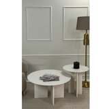Hanah home Set klub stolova Leo, 2 komada, Bijeli | Eponuda.ba