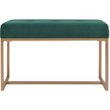 The Living Store Klop 80 cm zelen žamet - Klop, (21494823) | Shoptok.si