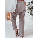 DStreet Spodnie damskie casualowe wide leg BOHO DAY szare | shoptok.hr