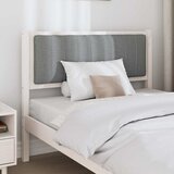  Tapecirani uzglavlje Bijelo 100 cm Čvrsto borovo drvo | shoptok.hr