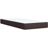  Krevet s oprugama i madracem tamnosmeđi 100 x 200 cm od tkanine | shoptok.hr