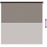  Vanjska roleta 90% blokada UV zraka Smeđa 140 x 140 cm HDPE | shoptok.hr