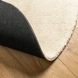  Tepih HUARTE kratkih vlakana mekani i perivi krem Ø 120 cm | shoptok.hr