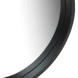 Zidno ogledalo s trakom 40 cm crno | Eponuda.com
