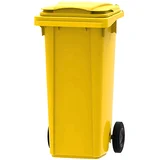 kanta za smeće 120L sa točkovima žuto