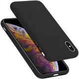  case, združljiv z apple v tekoči črni barvi - zaščitni pokrov iz fleksibilnega silikona tpu, (20586038) | Shoptok.si