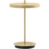 UMAGE Svijetlo žuta metalna LED stolna lampa s metalnim sjenilom (visina 31 cm) Asteria Move – u