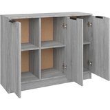  Komoda boja sivog hrasta sonome 90,5x30x70 cm konstruirano drvo | shoptok.hr