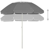 vidaXL Suncobran za plažu antracit 300 cm | shoptok.hr