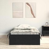  Krevetna konstrukcija Crni hrast 90 x 200 cm Konstruirano drvo | shoptok.hr