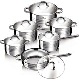 Berlinger Haus blaumann gourmet jumbo 12v1 set inox posode, (21230736) Cene