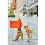 Boto High Heel Sandals Neon Green Georgina | Shoptok.si