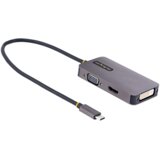 StarTech.com 118-USBC-HDMI-VGADVI USB grafički prilagodnik 3840 x 2160 pikseli Sivo Cene