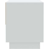 vidaXL Nočna omarica 2 kosa bela 45x34x44 cm iverna plošča | Shoptok.si