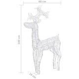  Božični jelen 90 LED lučk 60x16x100 cm iz akrila, (20579606) | Shoptok.si