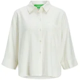 JJXX Topi & Bluze Breeze Summer Shirt - Blanc de Blanc Bela