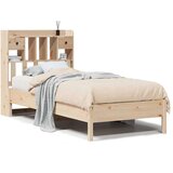 Krevet s regalom za knjige bez madraca 90x200 cm od borovine | shoptok.hr