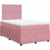 Box spring krevet s madracem ružičasti 120 x 200 cm baršunasti | shoptok.hr