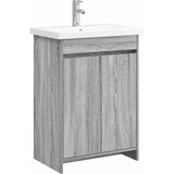 vidaXL Komplet pohištva za kopalnico Siva Sonoma 61 x 40 x 84,5 cm, (5000245122) | Shoptok.si