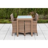 Gardenson Vrtni Set Treviso, 3-Delni, Raztegljiva Miza | Shoptok.si