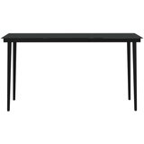  7-dijelni vrtni blagovaonski set s jastucima crni | shoptok.hr