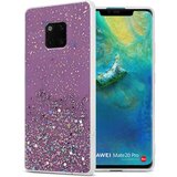 Cadorabo Case, združljiv s Huawei v vijolični barvi z bleščicami - zaščitni pokrov iz fleksibilnega silikona TPU s penečimi bleščicami, (20578631) | Shoptok.si