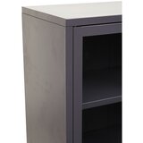 Premier Housewares Siva željezna vitrina 75x150x35 cm Acier – | shoptok.hr