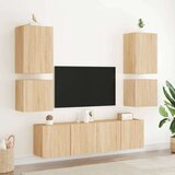 vidaXL Stenska TV omarica sonoma hrast 40,5x30x40 cm inženirski les | Shoptok.si