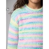 Sinsay Pulover sa šarenim prugama i dodatkom vune | shoptok.hr