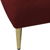 MID.YOU ZOFA S POSTELJNO FUNKCIJO, bordo tekstil | Shoptok.si