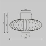 MAYTONI MOD555WL-L3G3K - led zidna lampa amulet LED/3W/230V 3000K zlatna | Eponuda.com