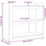  Konzolni stol siva boja betona 100x35x90 cm konstruirano drvo | shoptok.hr