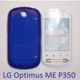  Gumijasti / gel etui Diamond za LG Optimus Me P350 - modri Cene