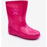 PG3 Children's Rubber Wellingtons Fuchsia Malvi