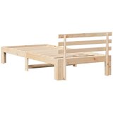  Krevetna konstrukcija Prirodna 75 x 190 cm Čvrsto borovo drvo | shoptok.hr