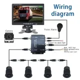 Parking senzori 1224V + Monitor AHD 7 + Kamera PMK-KT303AHD