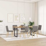 Maison Chic Jedilni stoli - Vzorci stoli 6 kosov taupe blago A1333, (22031401) Cene
