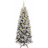  Umjetno božićno drvce Bijela 180 cm PVC, plastika, čelik i PE | shoptok.hr