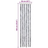  Zastor protiv insekata sivo-bijeli 56 x 185 cm šenil | shoptok.hr