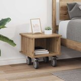 TV stojalo Umetni hrast 37 x 35 x 35 cm Konstruiran les, (5000132182) | Shoptok.si