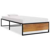  Za krevet crni metalni 90 x 200 cm | shoptok.hr