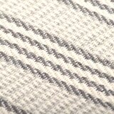 vidaXL Pamučni pokrivač na pruge 160x210 cm sivo bijeli | shoptok.hr