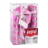 Sugared, novogodišnji ukras, lizalo, roze, 13cm, 6K Cene