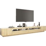 vidaXL TV ormarić s LED svjetlima boja hrasta sonome 300 x 35 x 40 cm | shoptok.hr