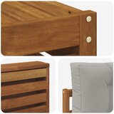  Set vanjskih sofa 7 kom. Prirodna i svijetlo siva | shoptok.hr