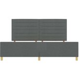  Postelja iz temno sive tkanine 200x200 cm, (22049210) | Shoptok.si